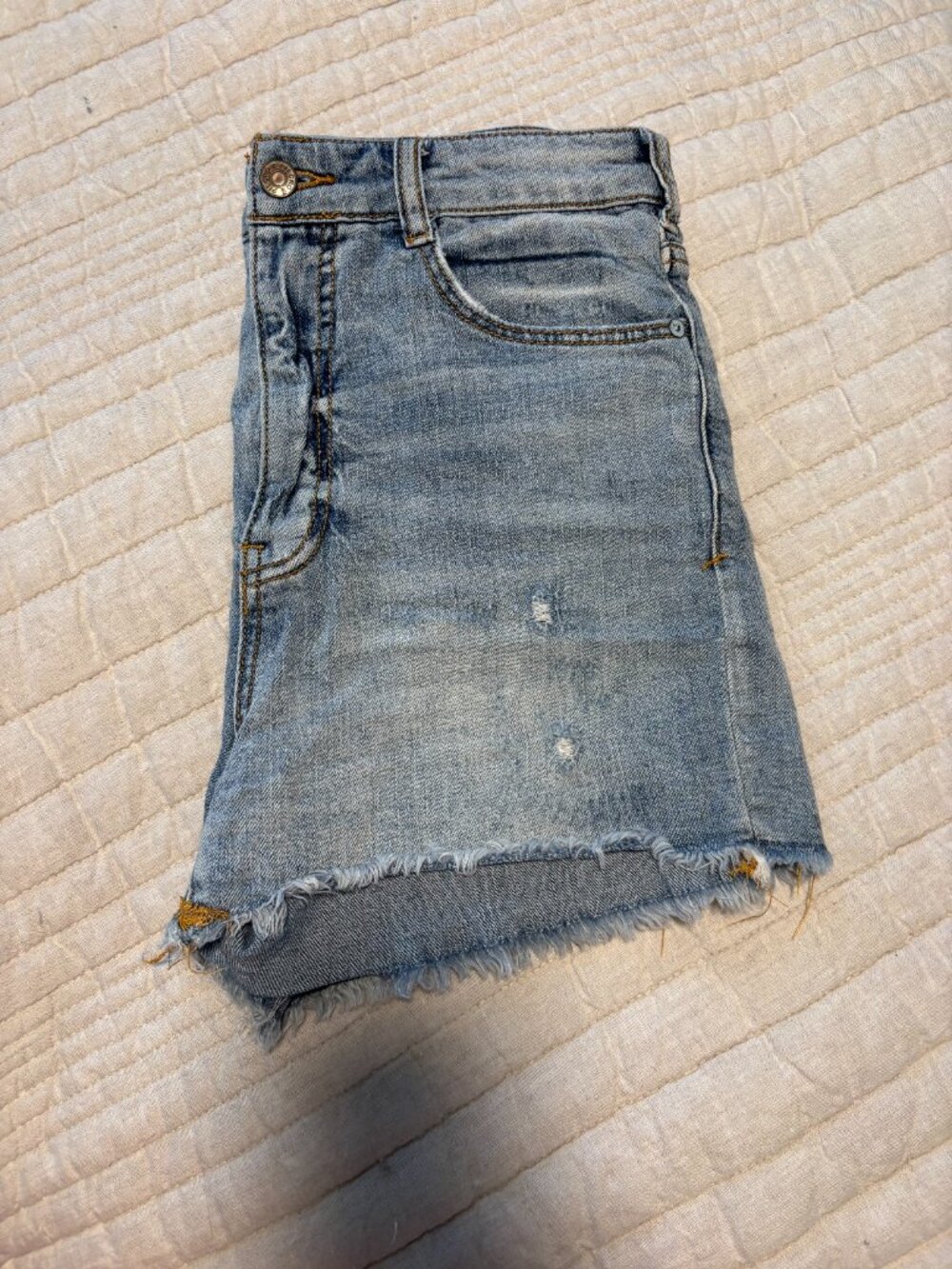 Anthropologie Pilcro High-Rise Denim Shorts, Size 27 - Picture 4 of 14